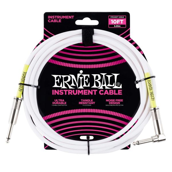 Ernie Ball 6049 10' Straight/Angle Instrument Cable