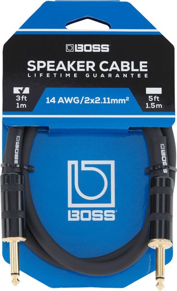 Boss BSC-3  Speaker Cable 3ft / 1m