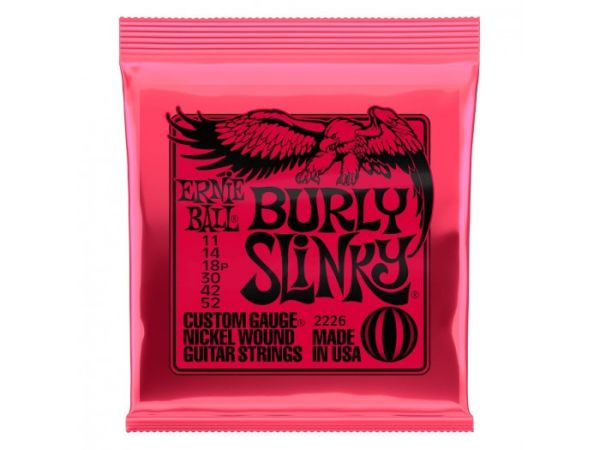 Ernie Ball 2226 BURLY SLINKY 11-52 Electric Guitar Strings