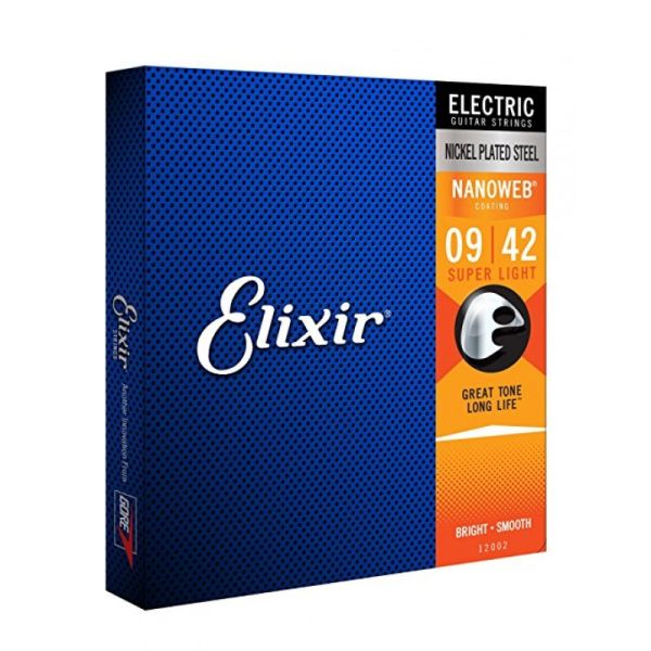 Elixir 12002 Nanoweb Electric Super light 009-042