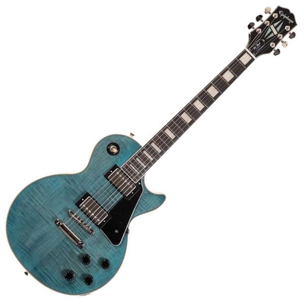 Epiphone Les Paul Custom Figured Transparent Blue