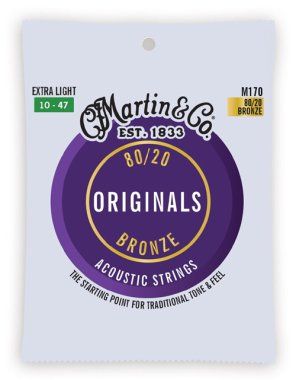 Martin M170 Extra Light (10-47) Original Bronze 80/20