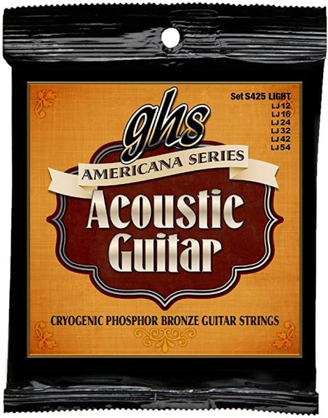 GHS S425 set Americana Series - Ph Bronze, Light  012-054
