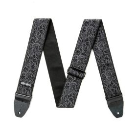 Jim Dunlop D67-14 Jacquard Black Thistle Strap
